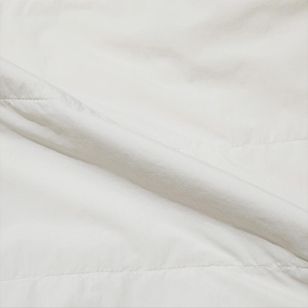 DOD Fleece-Lined Quilted Shacket (White)