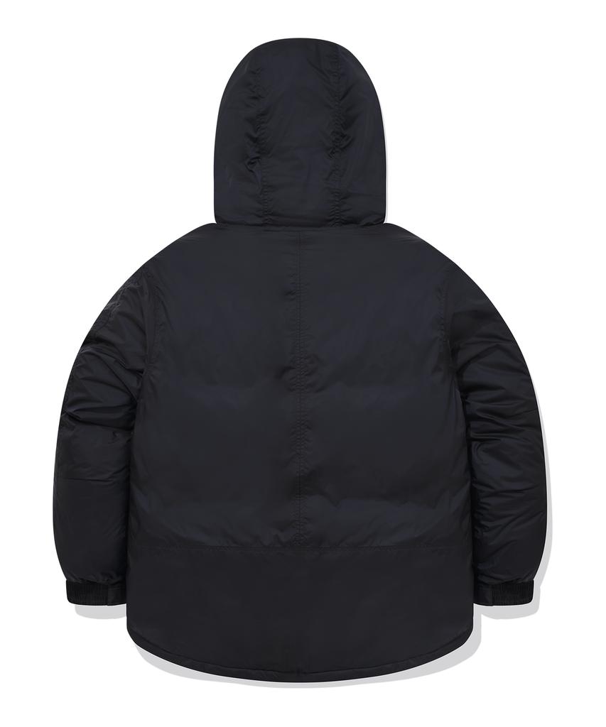 COVERNAT Two-Tone Hoodie Parka Navy