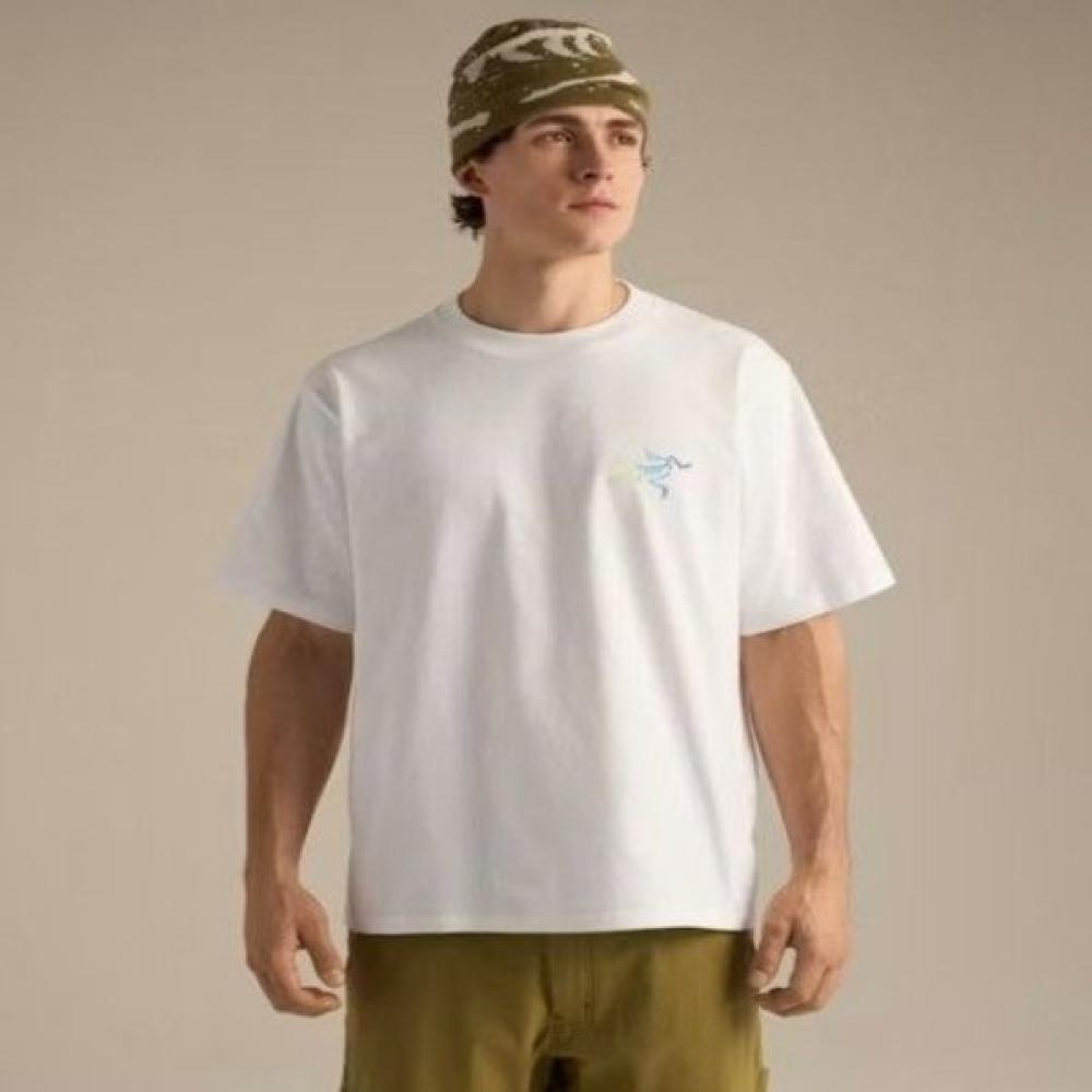 Arcteryx Men S Crag Cotton Logo Shirt SS Nw Atqfm08464