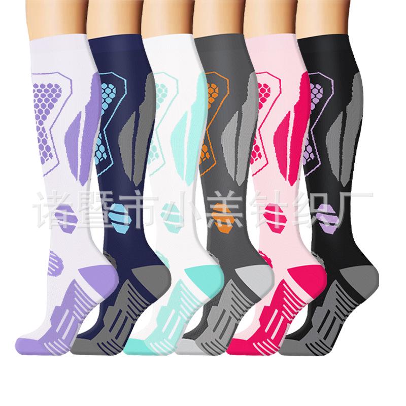 Unisex Long Compression Socks for Cycling, Running, and Marathon