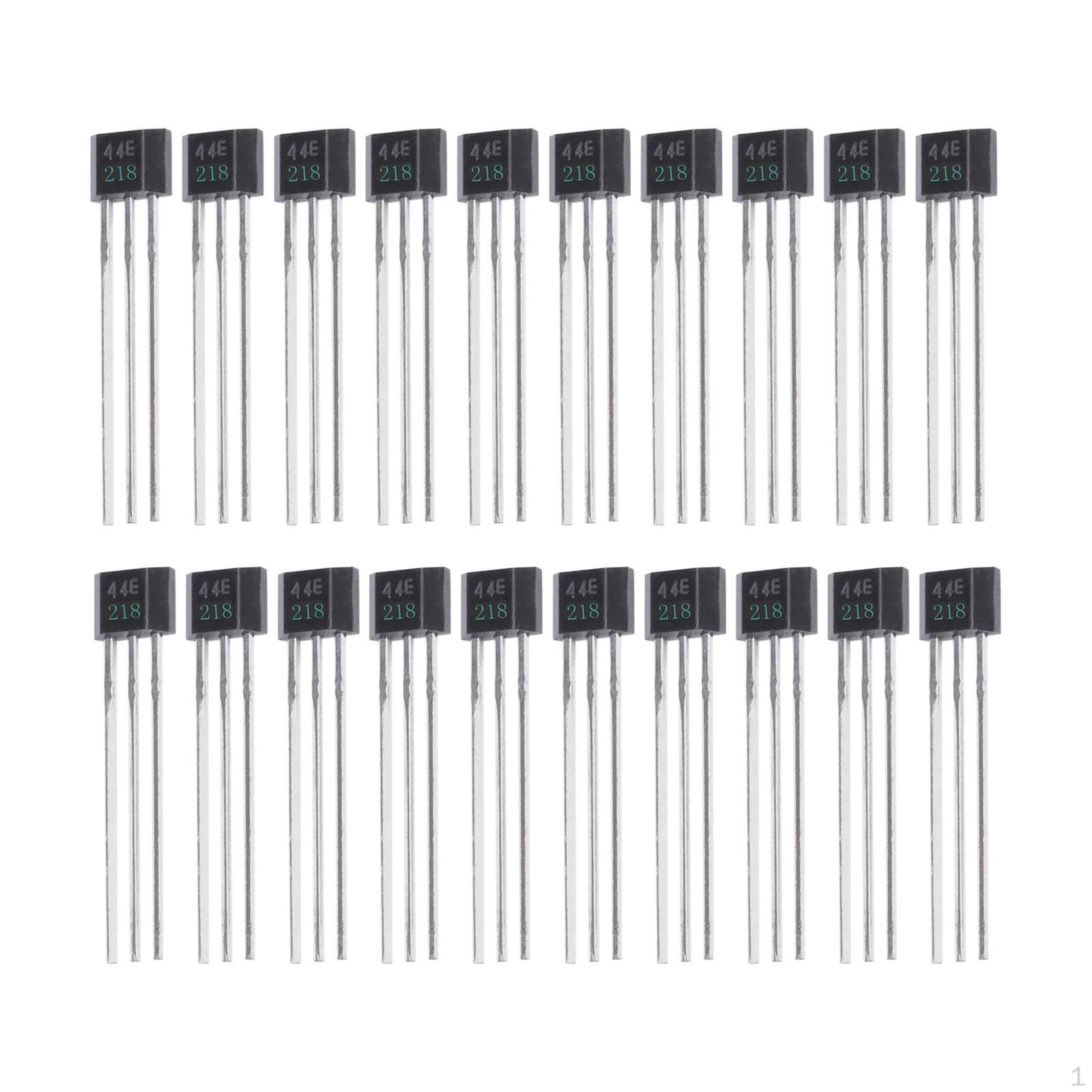 

20x to-92UA 44E Перемикачі на ефекті Холла 3-контактні професійні маленькі компактні для електронних іграшок