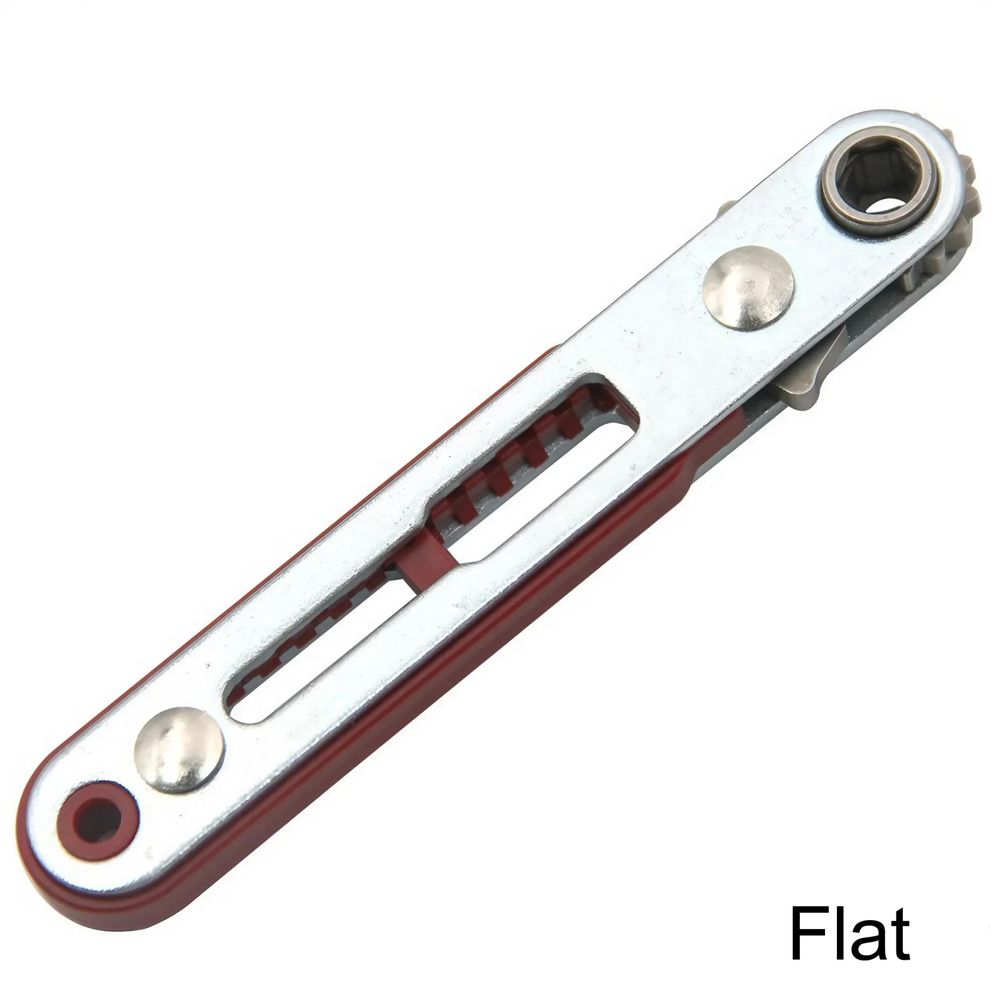 

STONEGO Mini Double Headed Ratchet Wrench 1/4 Inch Drive Socket and Screwdriver Bit Driver Quick Release Ratchet Wrench