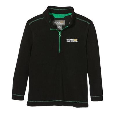 Top de Fleece Meio Zíper Hot Shot II para Crianças/Infantis Great Outdoors