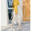 Damen Frühling Asymmetrischer Mesh Midi Rock - Hohe Taille Transparente Einsätze Schlankmachender Rock mit Fließendem Lagen-Design