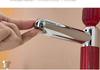 Luxury Crystal-Textured 304 Stainless Steel Faucet with Removable Aerator