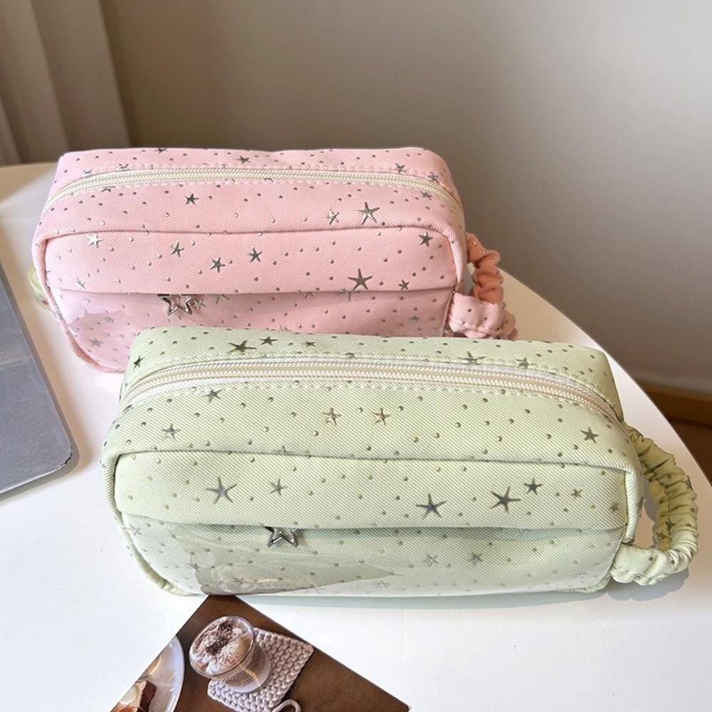 Portable Pen Bag Large Capacity Stationery Bag Kawaii Pencil Case  Students