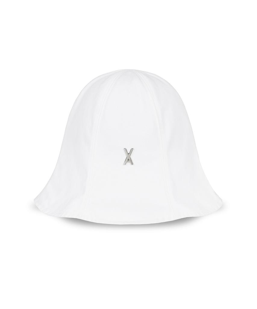 Bajal Va Studded Basic Tulip Hat White
