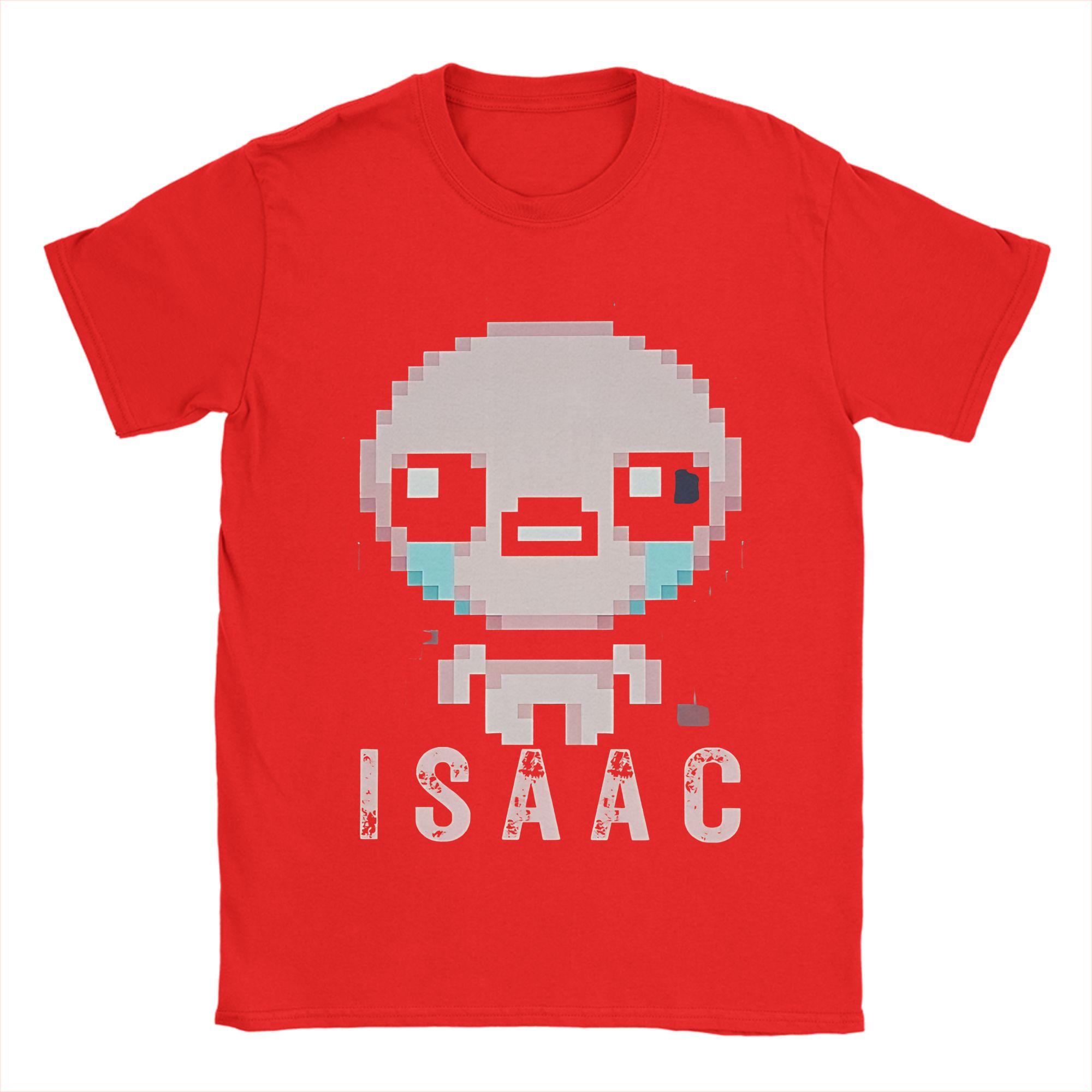 

Смешная футболка The Binding Of Isaac Унисекс Круглый вырез Хлопковые футболки С коротким рукавом Идея для подарка Топы S