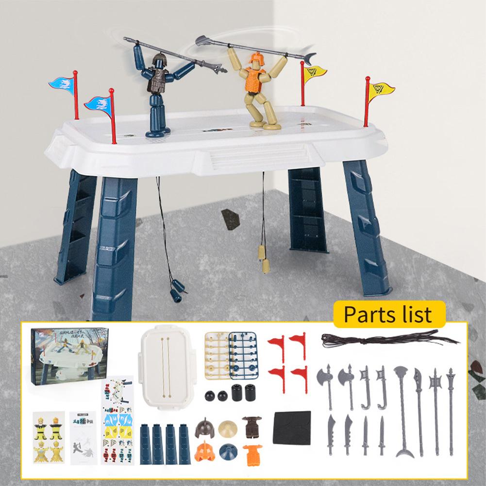 2 Player Battle Board Game Toys For Kids Puppet Game With Rope Puppets Storage Box Battle Toys For Parents And Children