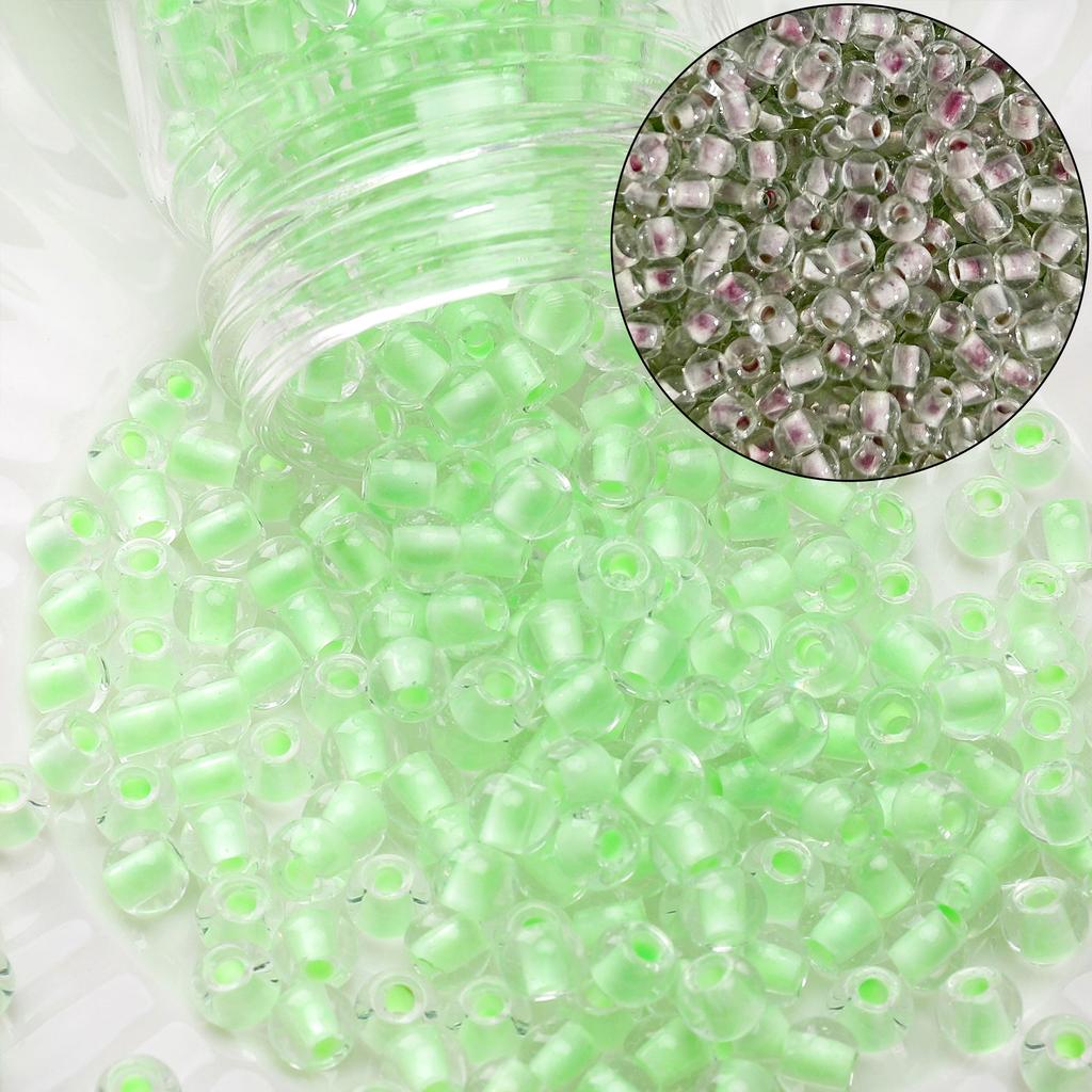 100Pcs Glass Seed Bead 4mm Light Variable Series For DIY Bracelets Necklaces Jewelry Making