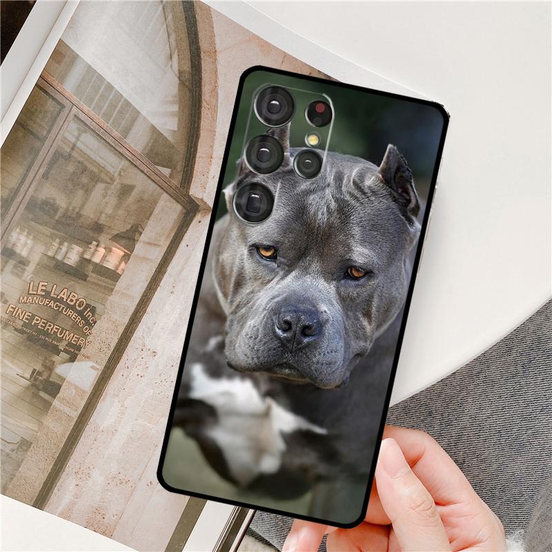 Pit Bull Pitbull Dog Phone Case For Samsung Galaxy S24 Ultra S9 S10 S20 S22 S21 Plus S23 FE S25 Ultra Full Cover