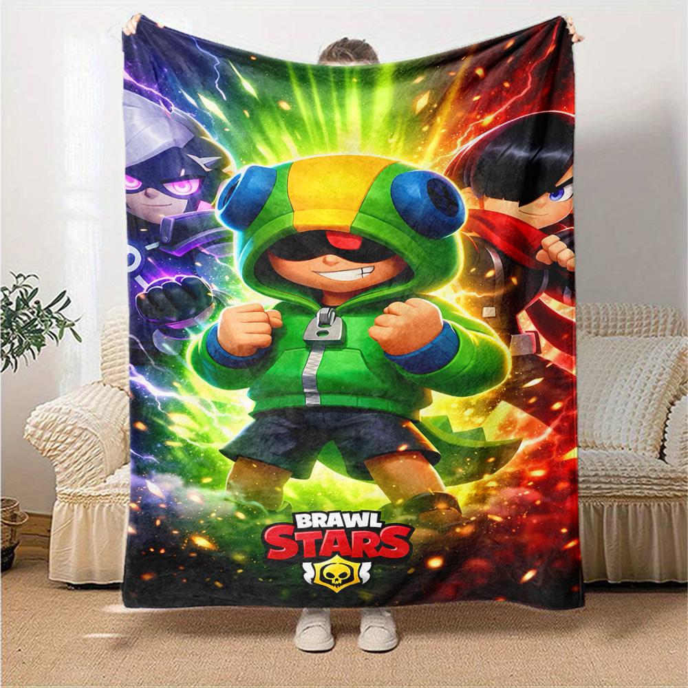 Brawl Stars Blanket Ultra-Soft Perfect for Couch Bed Seaside for All Seasons Stylish Decor Birthday Christmas Gift Blanket