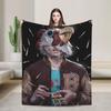 Line Miami Game Blanket  Travel Office Flannel Throw Blanket For Bedroom Soft Custom Quality Bedspread Birthday Gift