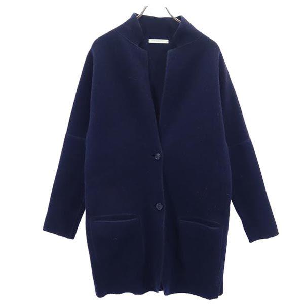 LUCIO VANOTTI made in Italy Knit long Jacket 2 Navy blue Men's Used