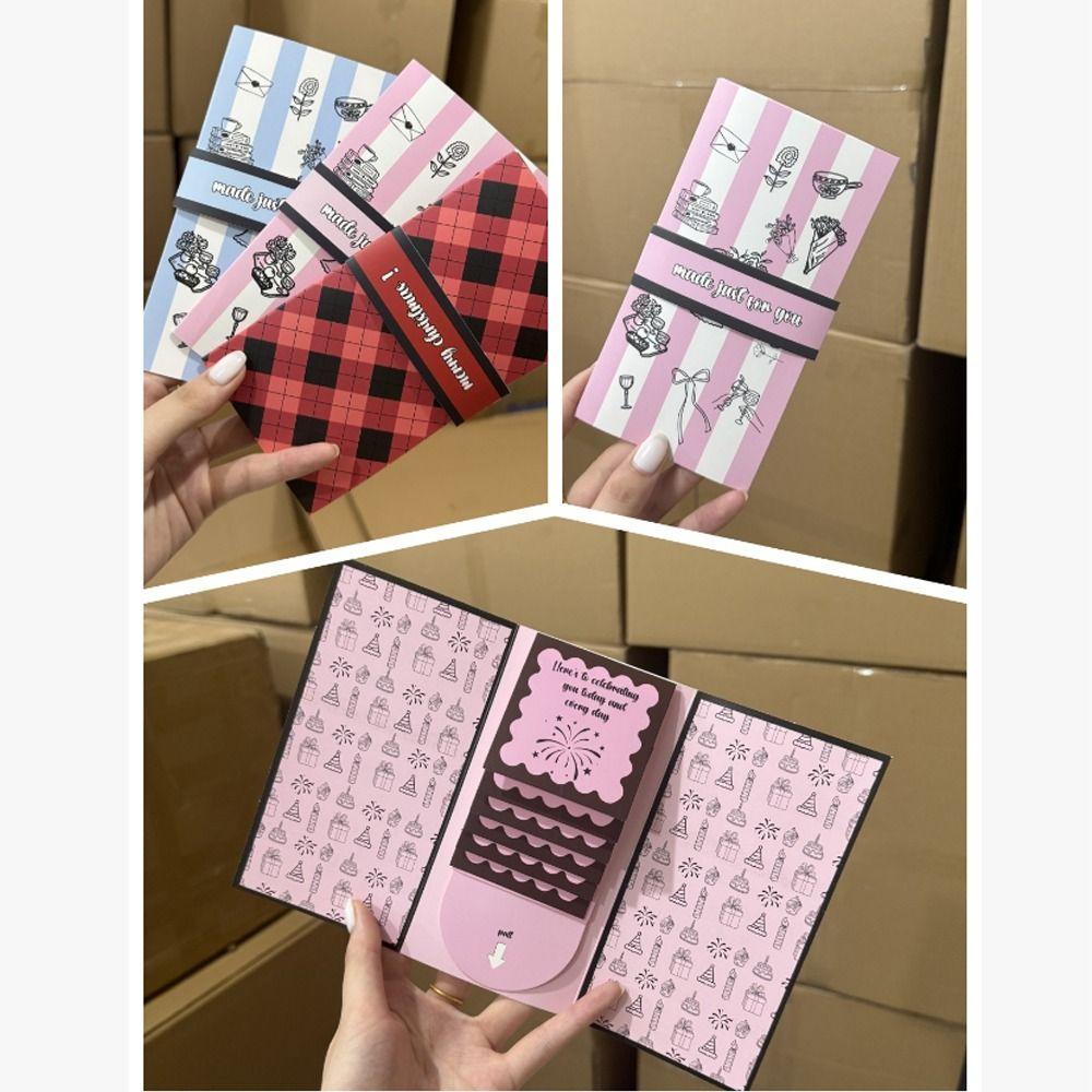 Handmade Waterfall Gift Card DIY Message Gift Card DIY Gift Card  Holiday Celebration