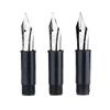 Fountain Pen Nib Set: EF, F, Small Oblique, Stainless Steel, Iridium Gold Replacement Nibs