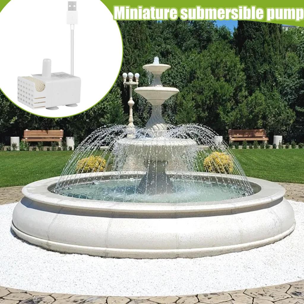 Cat Fountain Pump Submersible Pump Circulation System Silent For Fish Tank Hydroponics Pet Drinking Fountain