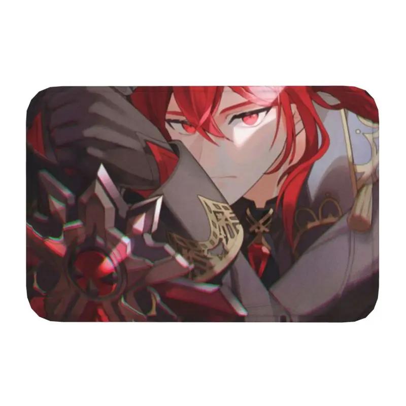 Genshin Impact Cursed Childe Front Floor Door Entrance Mats Indoor Manga Kitchen Bath Doormat Garden Carpet Rug