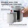 Stainless Steel Insulated Mugs Metal TumblWater Glasses Reusable Beer Cups for Camping Bbq Party Coffee(10oz-8Pcs)
