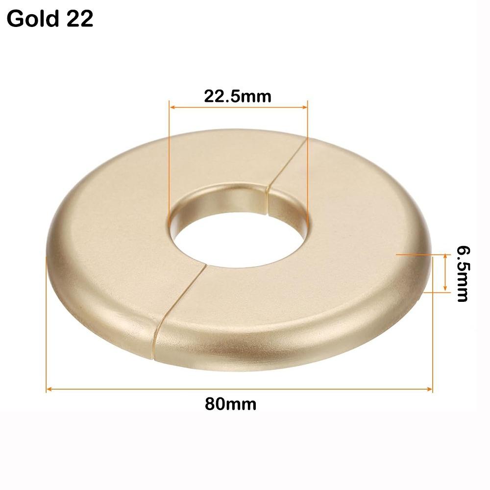 Useful ABS Shower Faucet Cover Round Black Faucet Decorative Cover White Faucet Accessories Shower