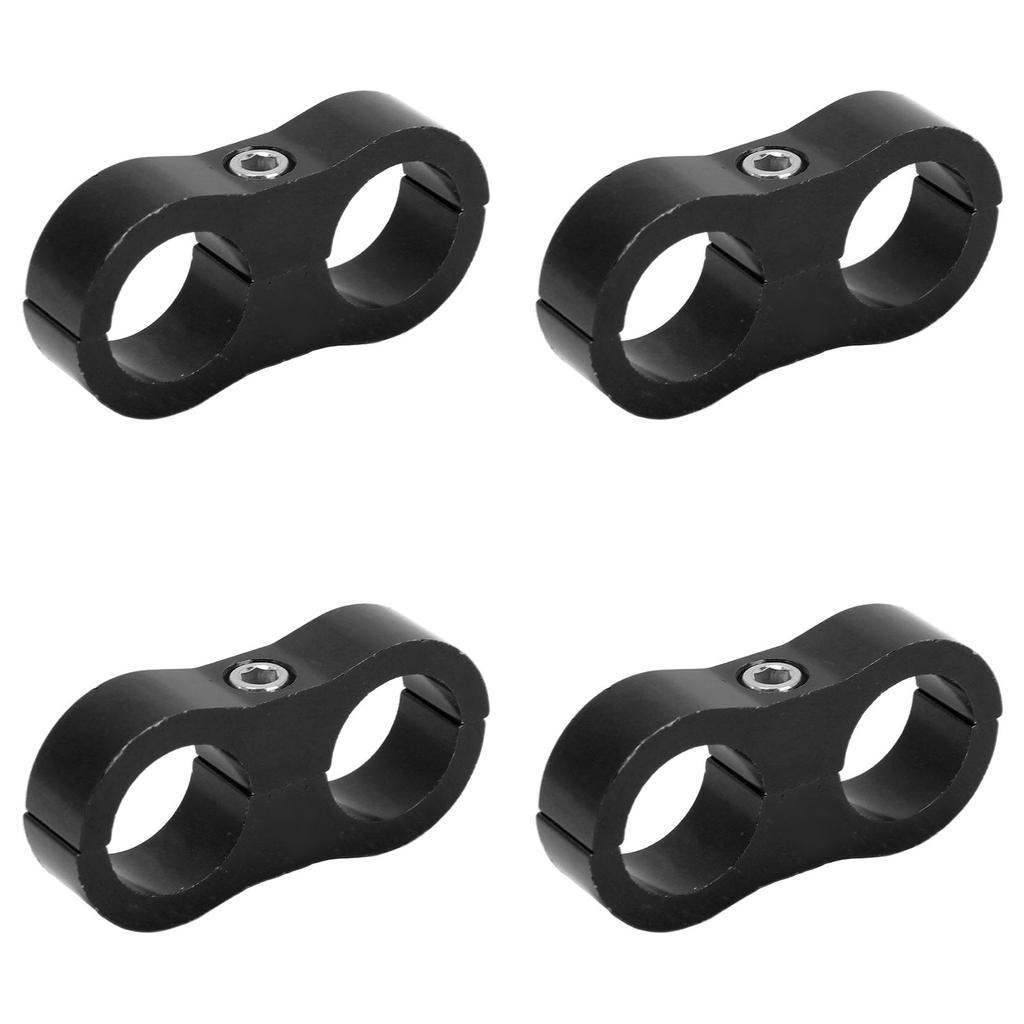 4 Stück 10AN Schlauchschelle Trennklemme Kraftstoffleitungs-Montageklemme Montage-Verteiler-Anschlussadapter für Kraftstoff