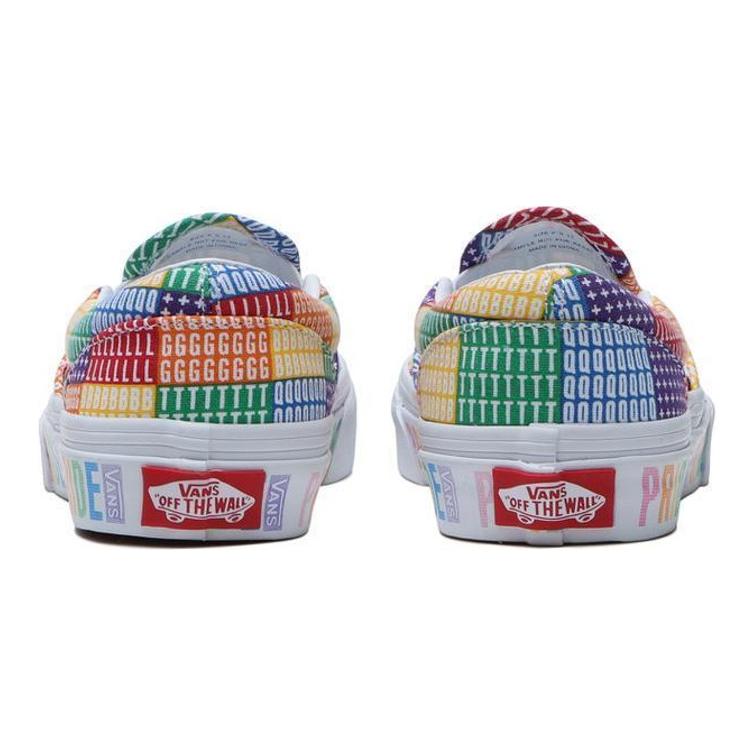 Vans Slip-On Shock Absorbing Durable Low-Top Kids Skate Shoes Multicolor Kids Sneakers VN0A4BUT3WJ