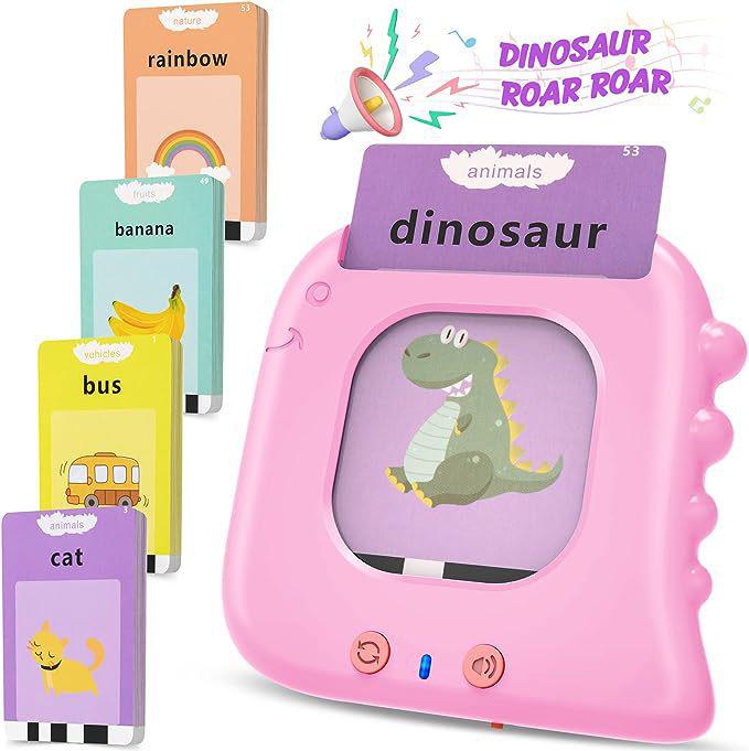 

Хит продаж Машина для карточек для раннего развития: Двуязычное детское обучающее устройство с 224 карточками на китайском и английском языках