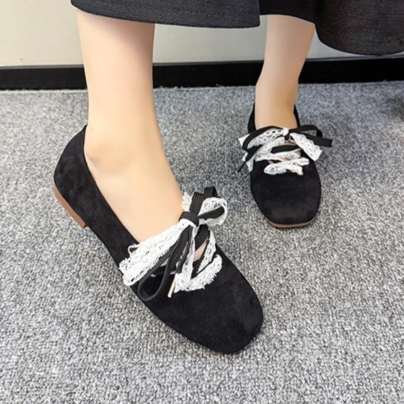 Fashion Lace Up Women Flats Shoes 2025 New Casual Sneaker Designer Classical Suede Fashion Woman Shoes Autumn Running Zapatilas De Mujer