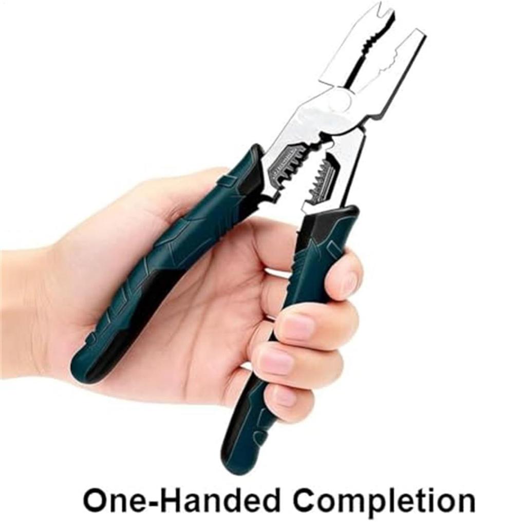 9 In 1 Wire Stripper High Carbon Steel Nail Puller/ Wire Cutter/ Wire Stripper/ Wire Crimper Cutting Pliers elbow Wire strippers