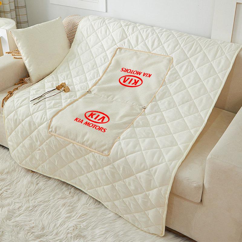 BBEJ9 Multifnctional Car Blanket Quilt Pillow Waist Cushion Pad For Kia Sportage Cerato Optima K2 K3 K4 K5 Rio Picanto Soul Accessorie