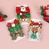 3pcs Christmas Elk Hair Bows Girls Santa Claus Hair Clip Heart Star Barrettes Children Kids Christmas Party Hair Accessories