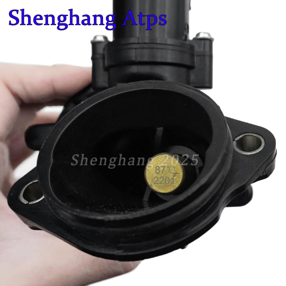 87℃ Motorkühlmittelthermostat mit Gehäuse 03L121111AF 03L121111F Für VW Multivan T5 Transporter 2.0 TDI 2009-2015