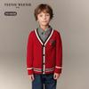Teenie Weenie Kids Boys' Cable Knit V-Neck Cardigan
