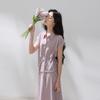 Sancai Lyocell Lapel Shirt & A-line Skirt Set