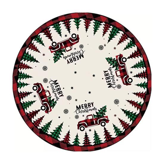36 Inch Christmas Tree Skirt Cute Snowman/Gnome Rustic Xmas Tree Skirt