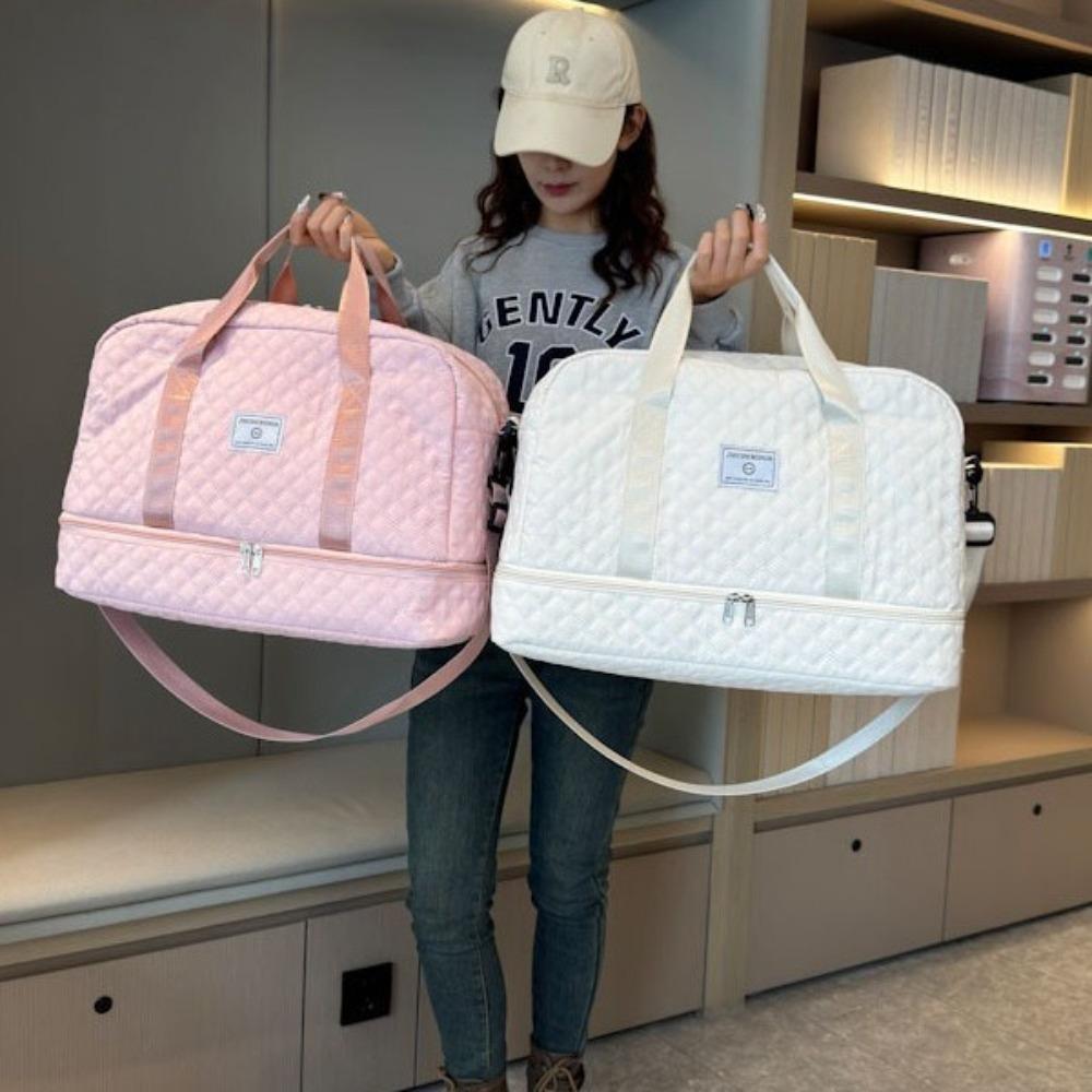 Large Capacity Fitness Travel Bag Short-distance Handbag Yoga Swimming Fitness Accommodation Wet and Dry Bag Luggage Batch