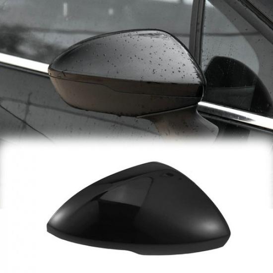 For Chevrolet Cruze 2016- Black Front Right Side Door Wing Mirror Cover Cap