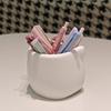 Entzückender KT-Kätzchen Stift- & Make-up-Pinselhalter Schreibtisch-Organizer