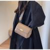 Popular small bag women's new simple and versatile broadband shoulder messenger bag texture small square bag