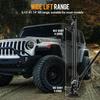 Martinetto da Fattoria High-Lift da 48", Nero – 3 Ton (6.600 LB) Capacità, Sollevamento a cricchetto da 5" a 45" per Recupero Off-Road, Camion