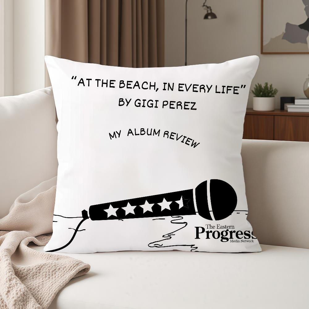 

Pop Singer Gigi Perez Pillow Case Suitable For Bedrooms Living Rooms Cars Home Decoration 30cmx30cm