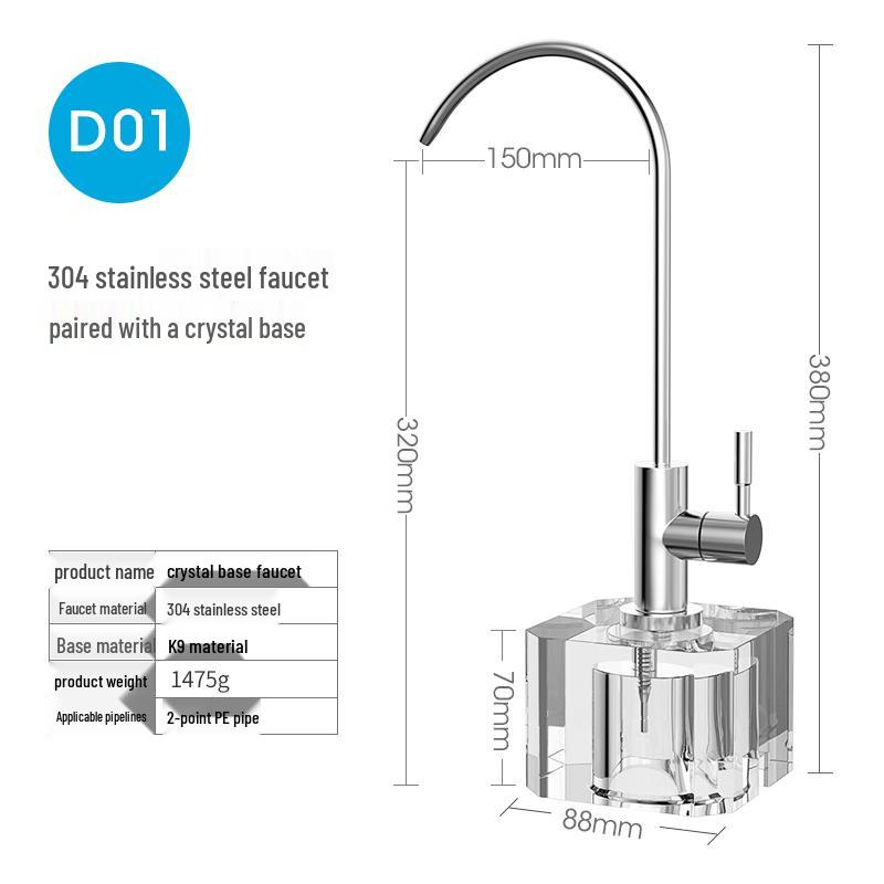 TLXT Stainless Steel Kitchen Water Purifier Faucet