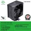 SNOWMAN Ice Man MT6 CPU Cooler: Single Tower with 6 Heat Pipes, Digital Display, ARGB Air Cooling, Compatible with AM5/1700 Platforms.