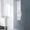 VidaXL Shower Panel Glass 25 x 44.6 x 130 cm White