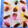 Fly Fishing Bait 48 Pieces Realistic Angling Accessories Freshwater Fishing Lure Hooks For Anglers Fishermen Men Fathers