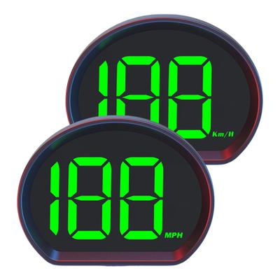 3 Inch Car HUD Big Fonts Digital Speed Meter High-Definition KMH/MPH Digital HUD Plug and Play Electronic Dashboard Accessories