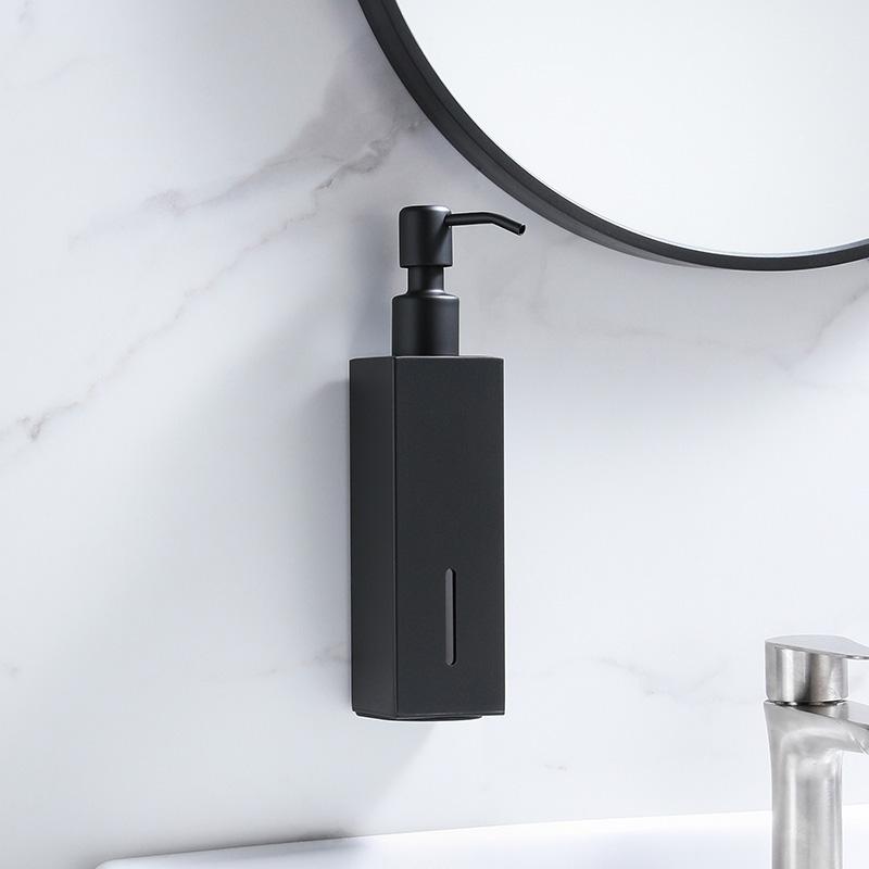 304 Stainless Steel Wall Mounted Hotel Bathroom Handheld Dispensers Manual Press Liquid Soap Dispenser Shampoo Dispensers