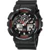 Чоловічий годинник Casio G-Shock GA-100-1A4DR Чорний Червоний Аналоговий Цифровий Водонепроникний