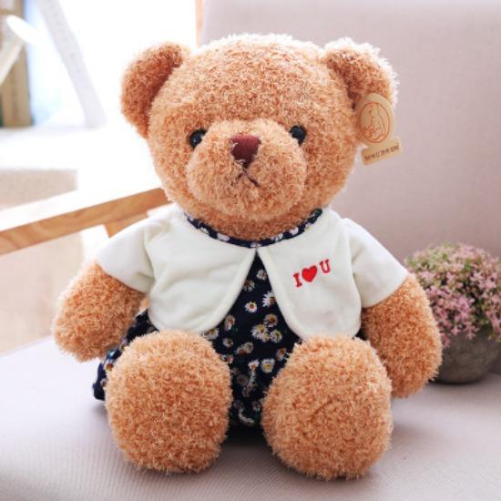 Teddy Bear Doll Plush Toy Children's Pillow Rag Doll Night Market Gift Gifts Gifts Floor Stand