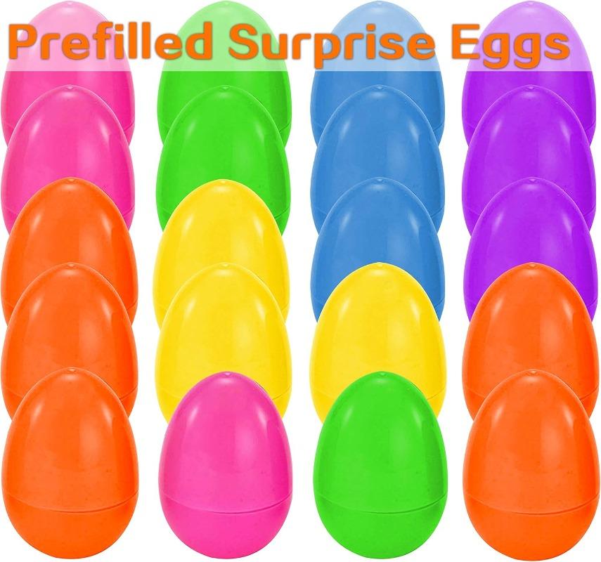 Party Favors Bulk hi Squishy Toy Mystery Prefilled Easter Eggs Squishies Toy for Easter Eggs Fillers School Classroom Prizes